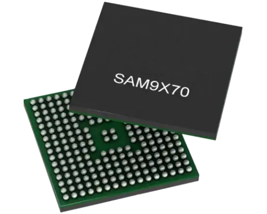 Microchip SAM9X75-I/4PB超低功耗微處理器（MPU） 、運(yùn)行頻率高達(dá)800MHz。