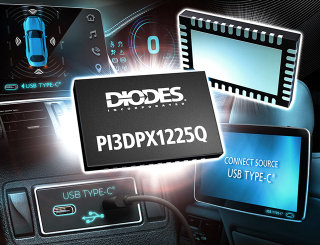 Diodes推出 10Gbps 符合汽車(chē)規(guī)格的主動(dòng)交叉多路復(fù)用器
