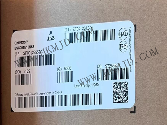 英飛凌BSC093N15NS5 OptiMOS?5 150V功率MOSFET，超低導(dǎo)通電阻9.3mΩ