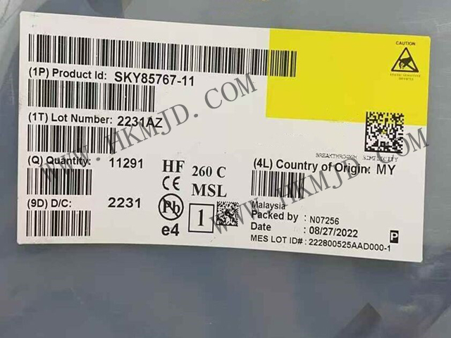 現(xiàn)貨供應(yīng)【SKY85767-11】高性能WiFi 6前端模塊（FEM），34.5dB高增益