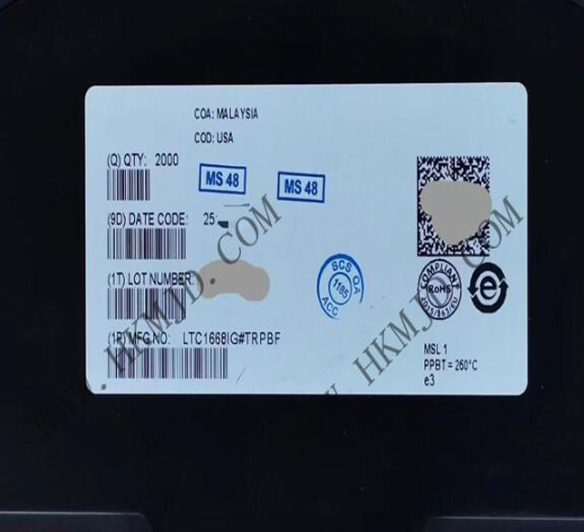 [出售] LTC1668IG (ADI) 16位，50Msps 差分電流輸出數(shù)模轉(zhuǎn)換器
