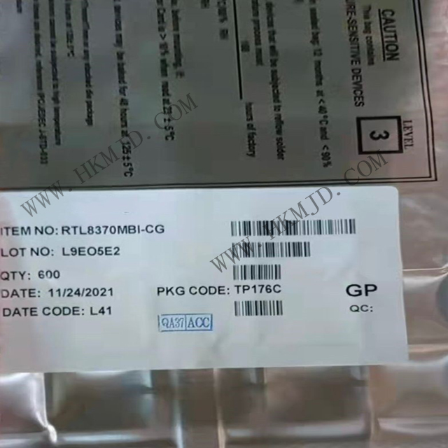 Realtek RTL8370MBI 高性能8+2端口千兆以太網(wǎng)交換芯片，明佳達電子現(xiàn)貨供應(yīng)