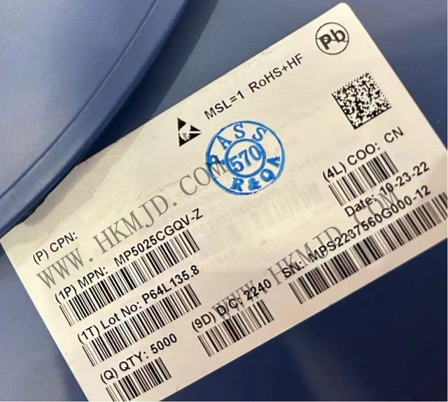 供應(yīng) MPS MP5025CGQV 帶電流監(jiān)測功能的熱插拔保護(hù)器件